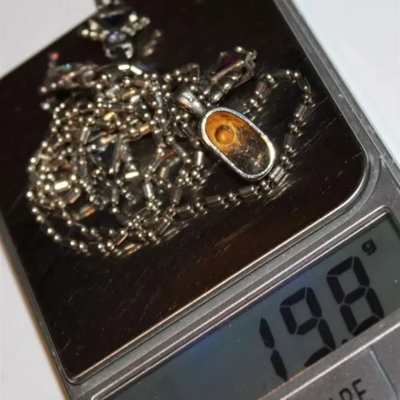 925 sterling silver flawless doll baby shoe charms Necklace With Children - Picture 3 of 3